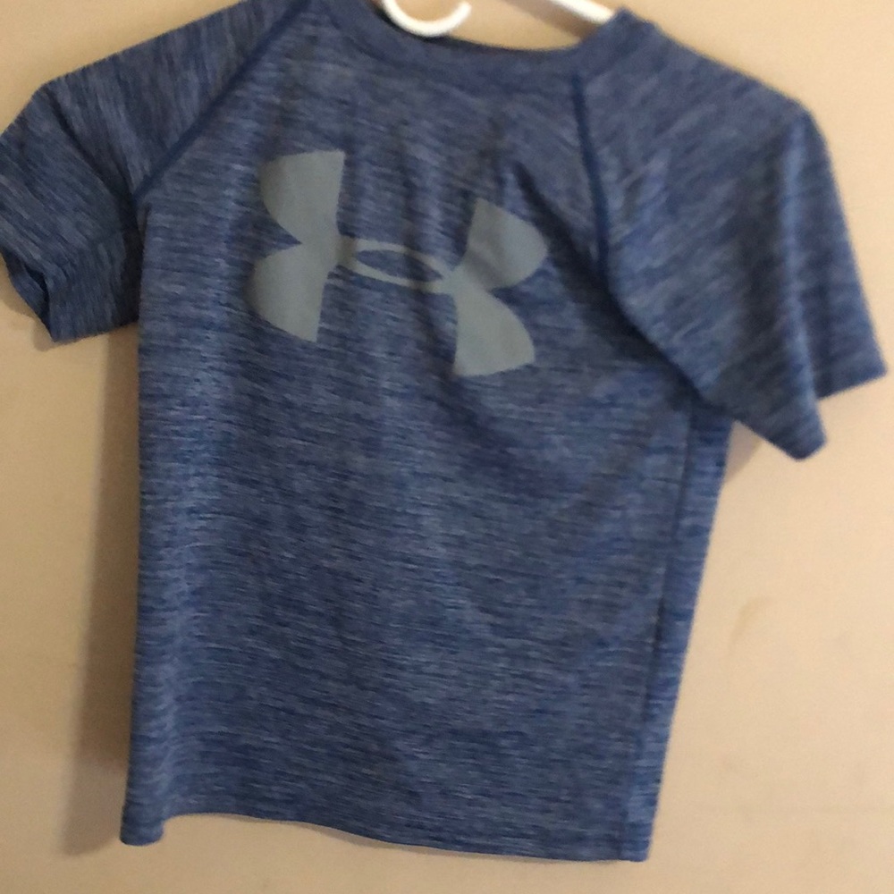 Blue under armor shirt